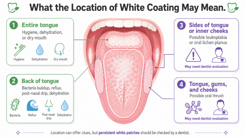 Location of Your White Coating