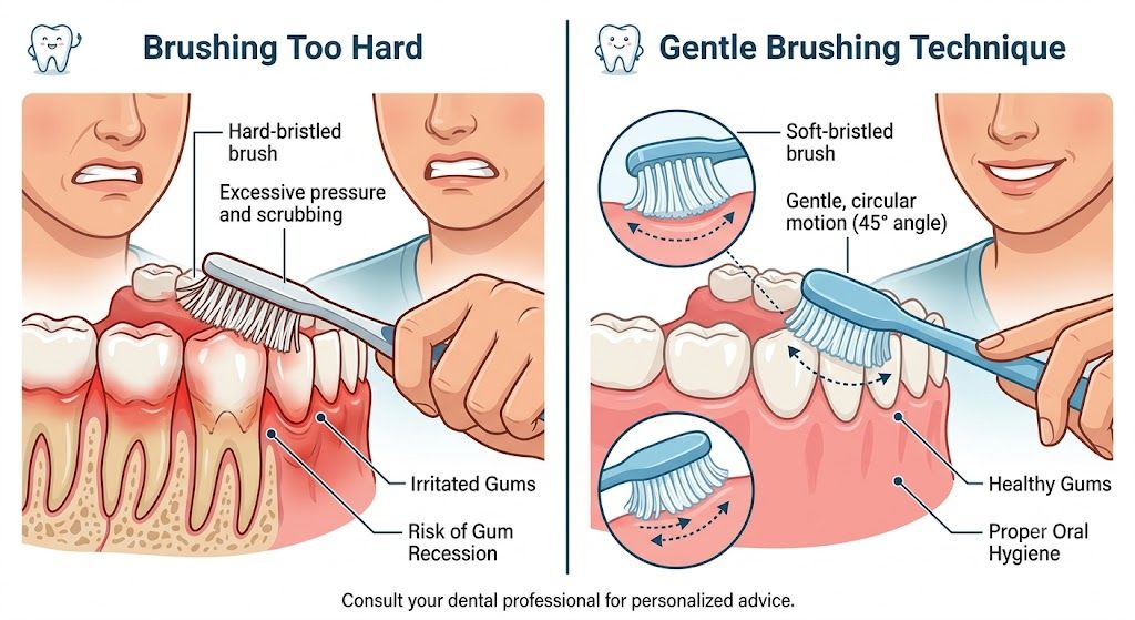 Brushing Too Hard